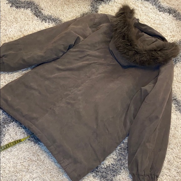 Fox fur trim thermal winter coat - Picture 13 of 13